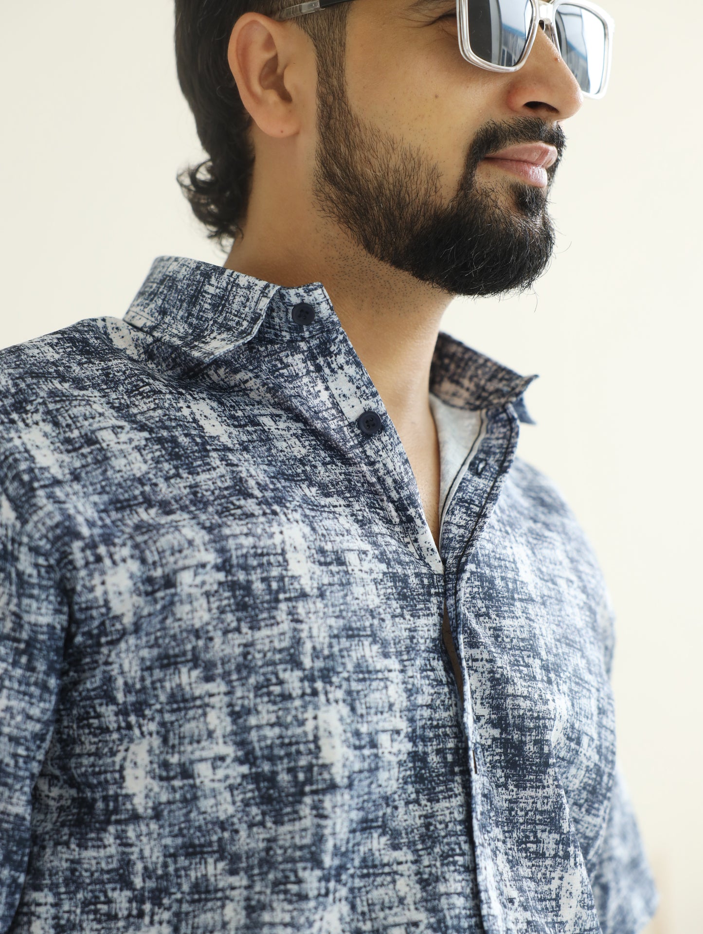 Mystic Blue Print Shirt