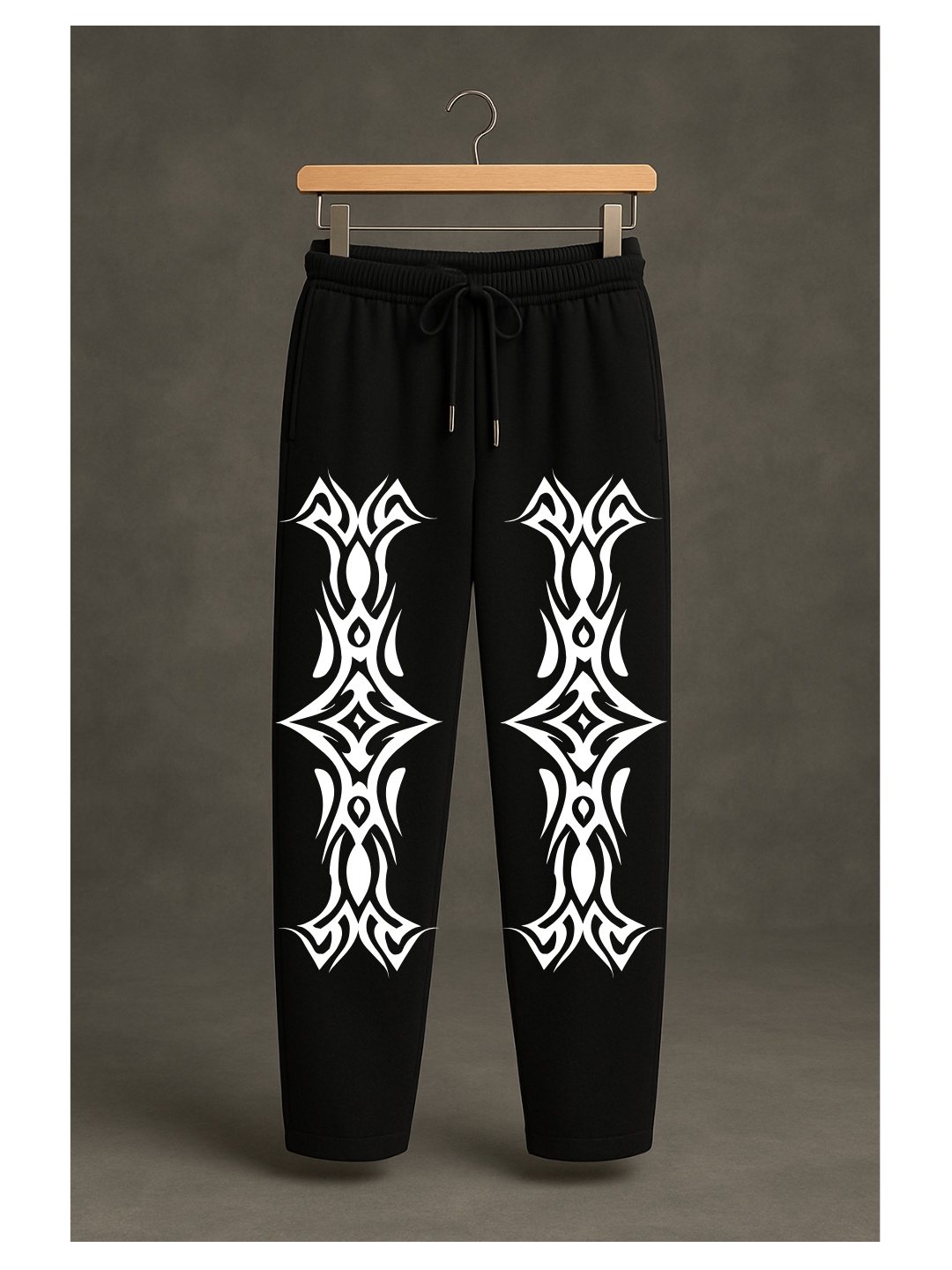 Black Tribal Joggers