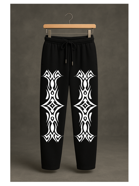 Black Tribal Joggers