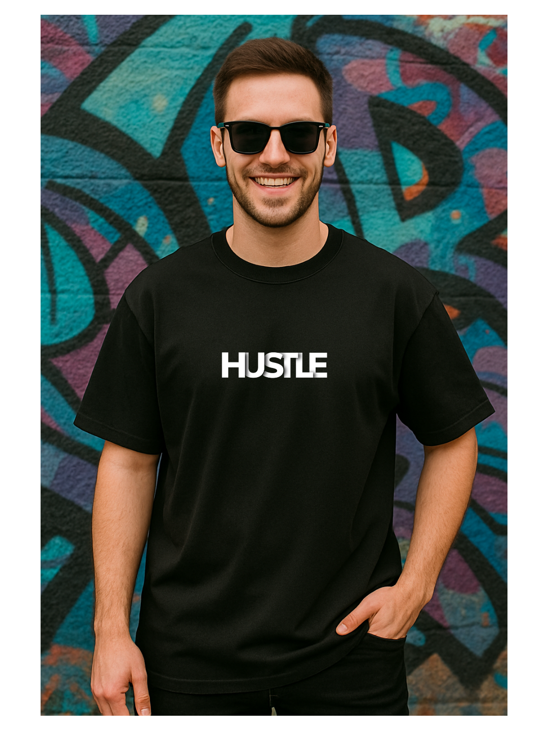 Hustle Oversized T-Shirt