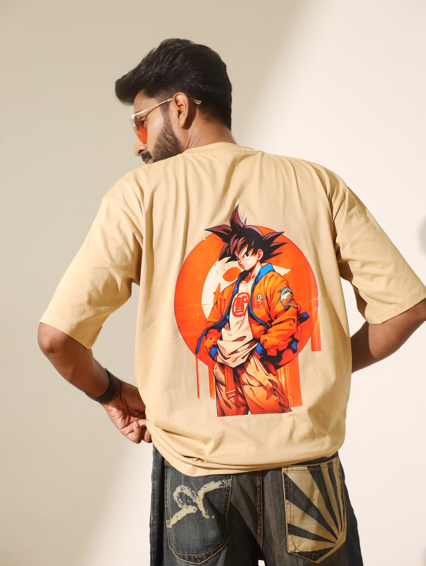 GOKU Printed Unisex Oversized T-shirt