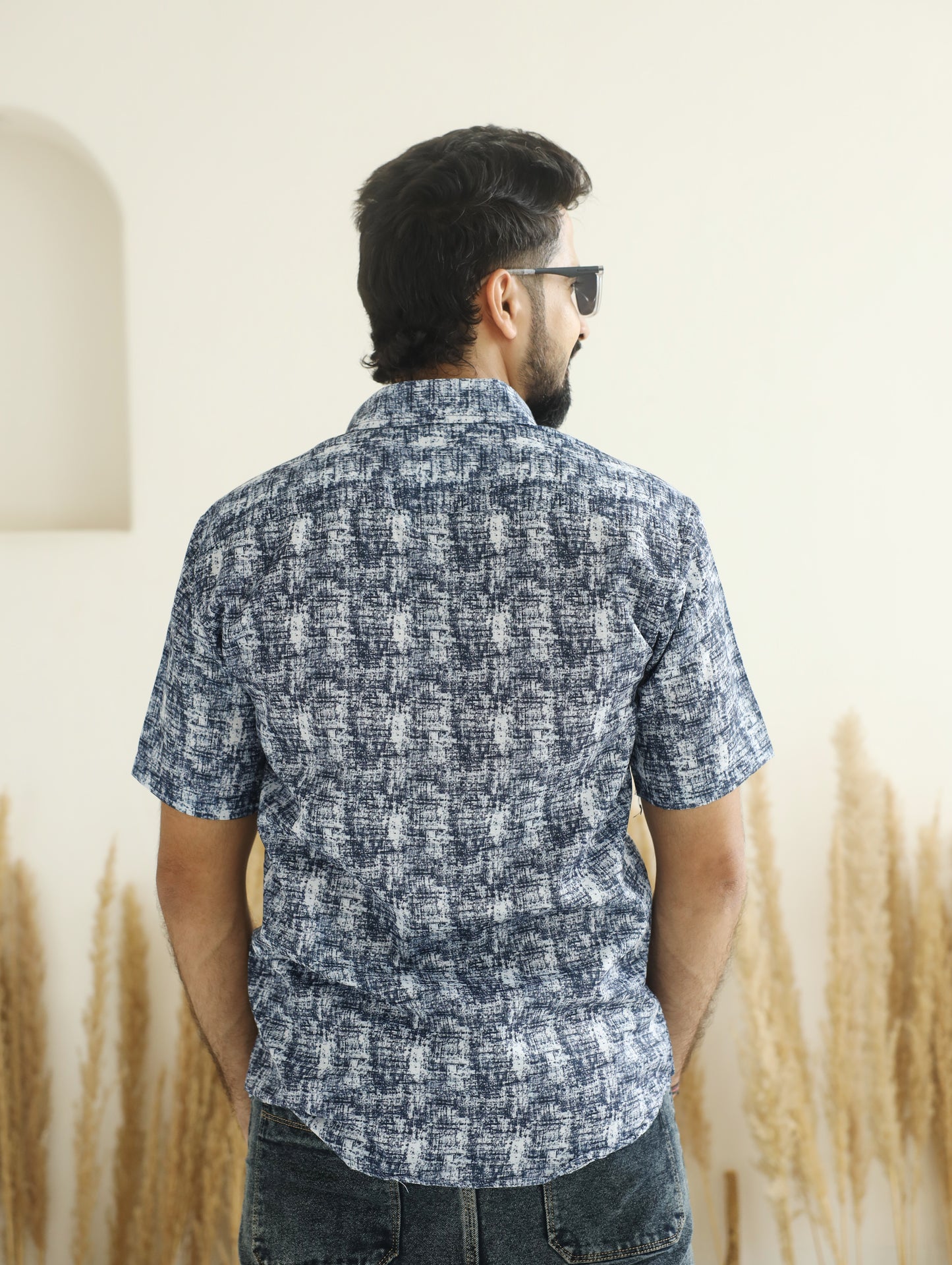 Mystic Blue Print Shirt